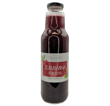 Borówka - Sok z żurawiny 750ml