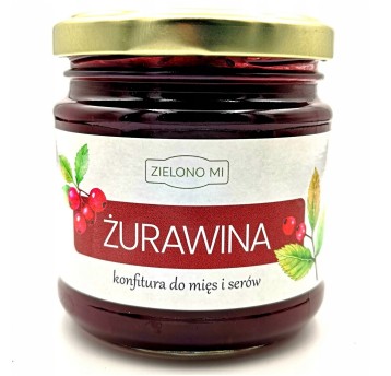 Borówka - Żurawina do mięs i serów, 210g