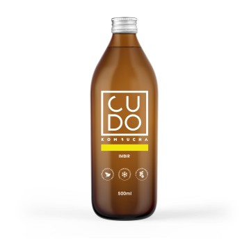 Cudo - Kombucha Imbir 500ml