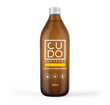 Cudo - Kombucha Marakuja i Begamotka 500ml
