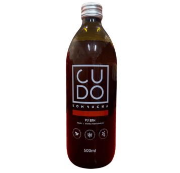 Cudo - Kombucha Pu Erh Jabłko i skórka pom. 500ml