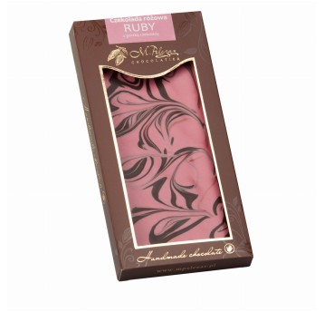 Czekolada różowa Ruby z gorzką czekoladą