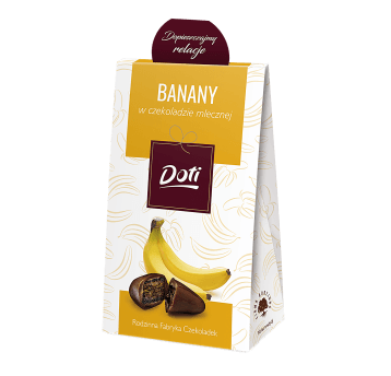 DOTI - Banany w czekoladzie mlecznej 100g