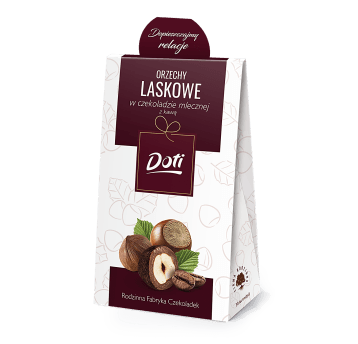 DOTI - Orzechy laskowe w cz. mlecznej z kawą 100g