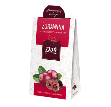 DOTI - Żurawina w czekoladzie deserowej 100g