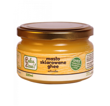 Ghee - masło sklarowane, 220 ml