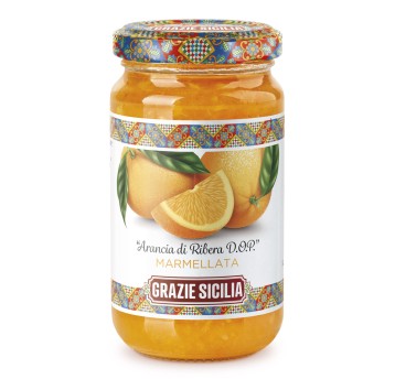 Grazie Sicilia, Dżem z pomarańczy Ribera DOP, 240g