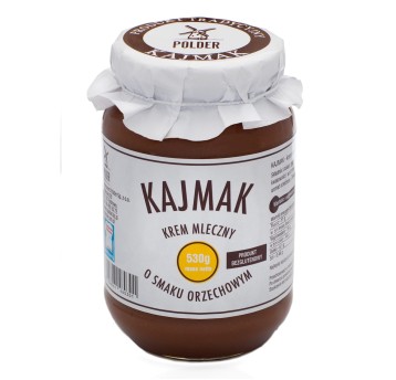 Kajmak krem mleczny o smaku orzechowym, 530g