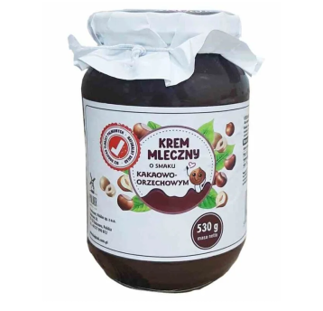 Kajmak krem o smaku kakaowo-orzechowym, 530g