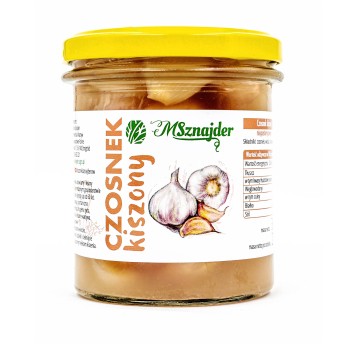 M. Sznajder - Czosnek kiszony, 300ml, szkło