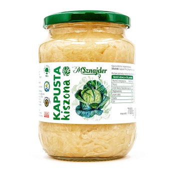 M. Sznajder - Kapusta kiszona, 700g, szkło