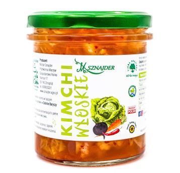 M. Sznajder - KIMCHI włoskie, 300G szkło