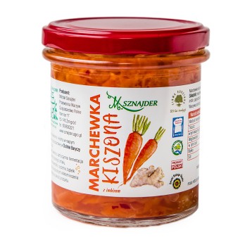 M. Sznajder - Kimchi z marchewki z imb, 300G szkło