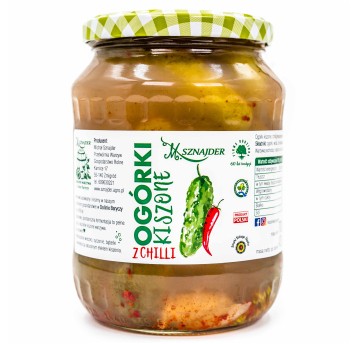 M. Sznajder - Ogórek ostry z chili, 420g, szkło