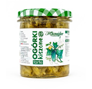 M. Sznajder - Ogórki kiszone tarte, 300g, szkło