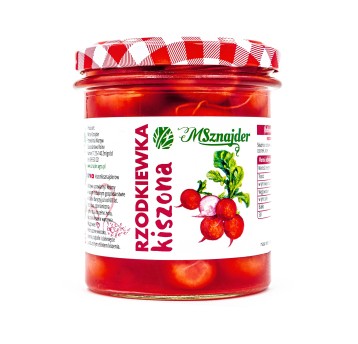 M. Sznajder - Rzodkiewka kiszona, 200g, szkło