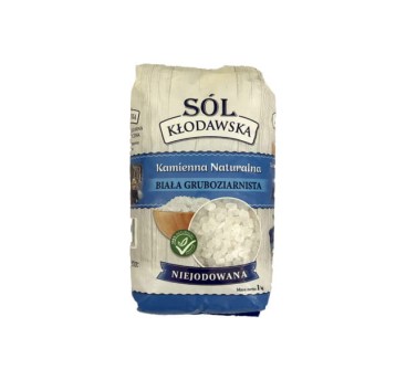 Sól kamienna biała gruboziarnista 1kg